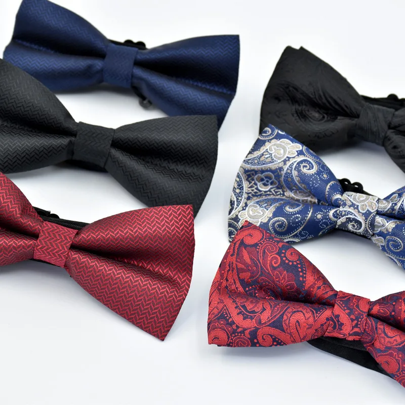 Галстук-бабочка мужская плоская двухслойная кешью галстуки-бабочки | Аксессуары