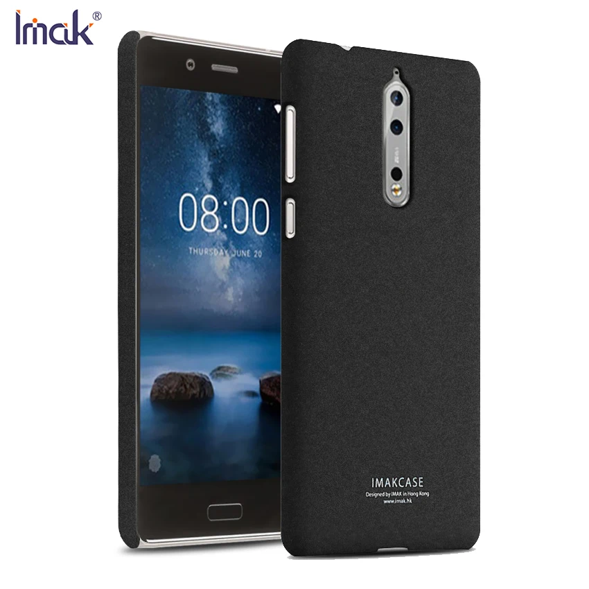 Для Nokia 8 чехол IMAK Высокое качество матовый чехол для Nokia 8 PC Твердый чехол для Nokia 8 5,3''