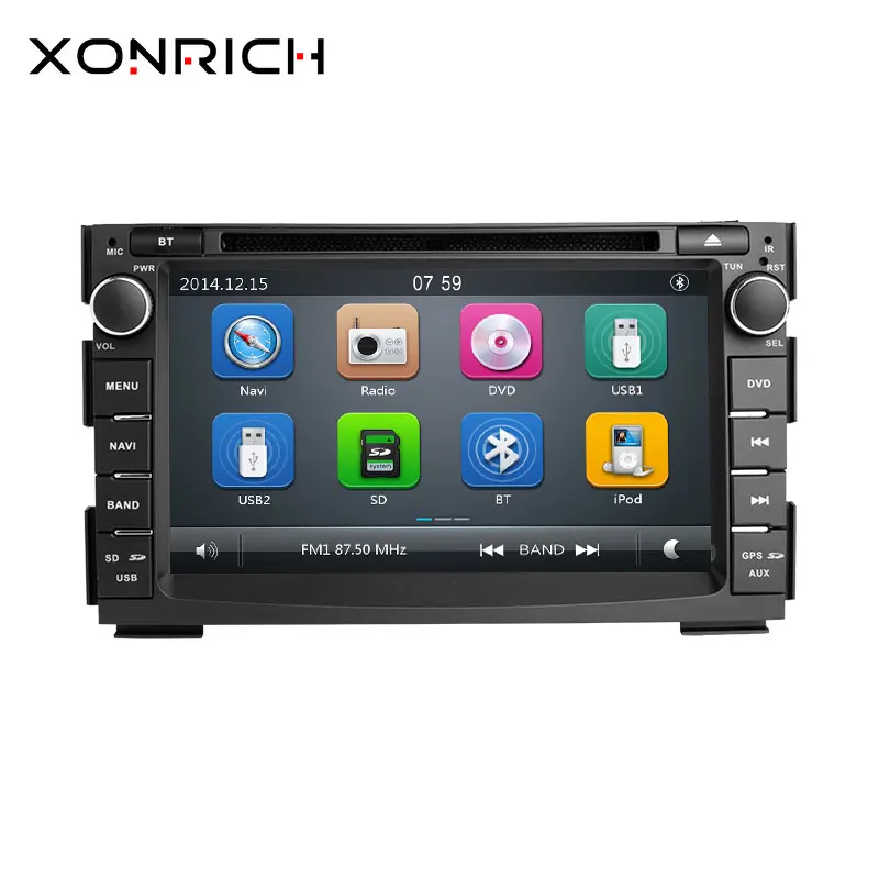 2 din автомагнитола автомобильный dvd-плеер мультимедиа для Kia Ceed 2010 2011 2012 Venga GPS ГЛОНАСС Навигация Аудио Стерео головное устройство видео