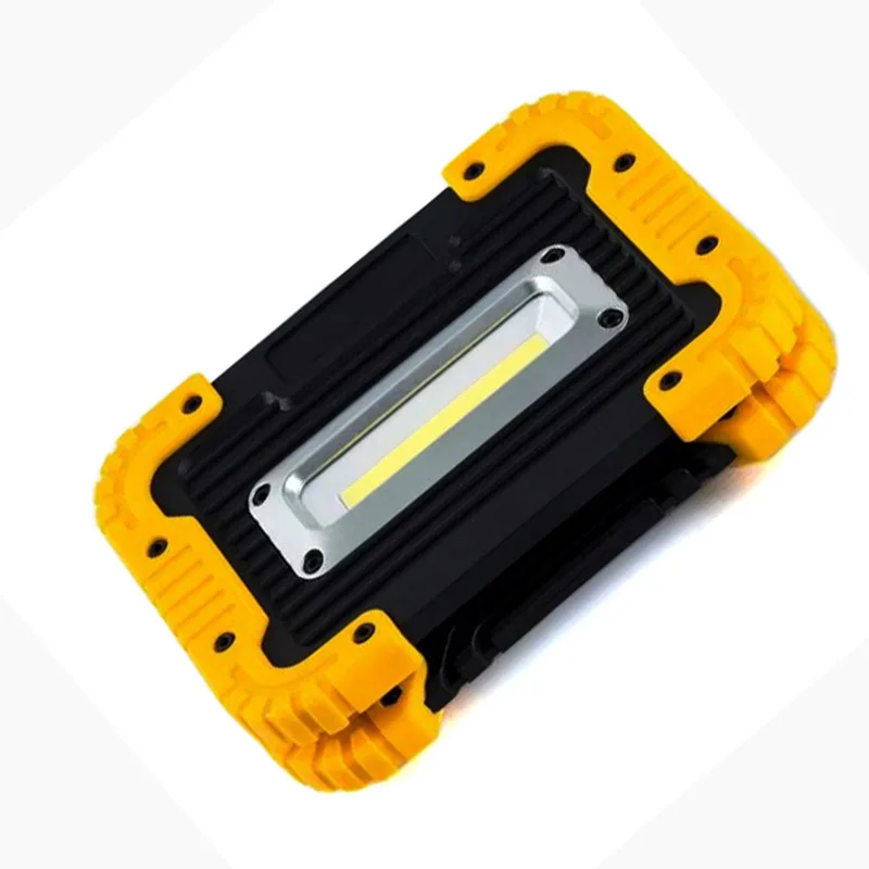 구매 10W LED USB 투광 조명 COB 작업 조명 랜턴 750LM 4400mAh USB 전원 캠핑 램프 스포트라이트 탐조등