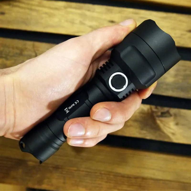 Sofirn C8F мощный светодио дный фонарик 18650 3 * Cree XPL Портативный факел Тактический