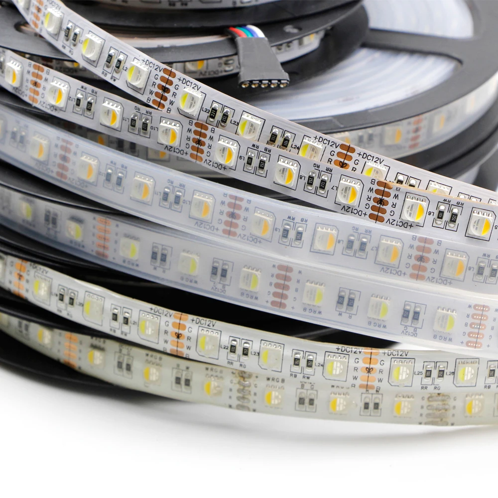 Светодиодная лента rgb 5050 1 м 5 RGBW RGBWW 4 цвета в с чипом светодиодная полоса
