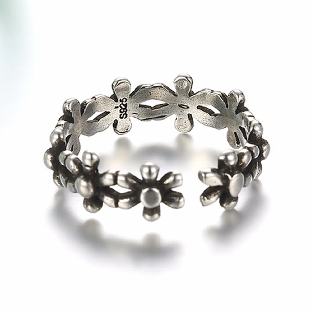 Kinitial Винтаж подсолнечника кольца рот Форма для женские свадебные Обручение