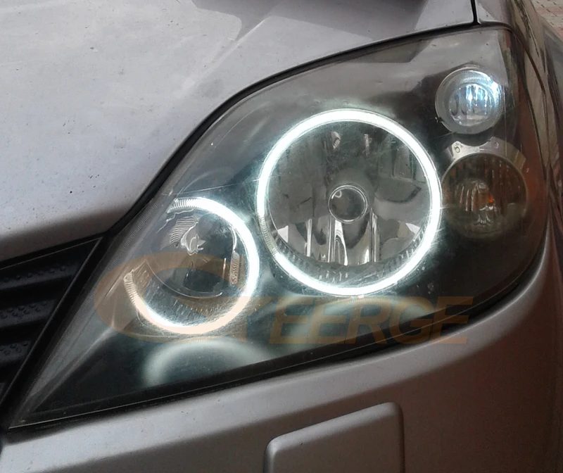 Для NISSAN PRIMERA P12 2002-2008 отличное Ультра яркое освещение CCFL ангельские глазки комплект Halo кольца