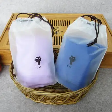 30 шт EVA scrub30 скраб пакет пластиковая сумка для Одежды Drawstring упаковка мешок нижнее