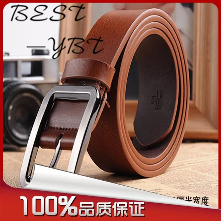 

Classic Hot Sale Word Buckle Unisex Casual Leather Man Belt Red Belt Men with High-quality Designer Fashion Belts
