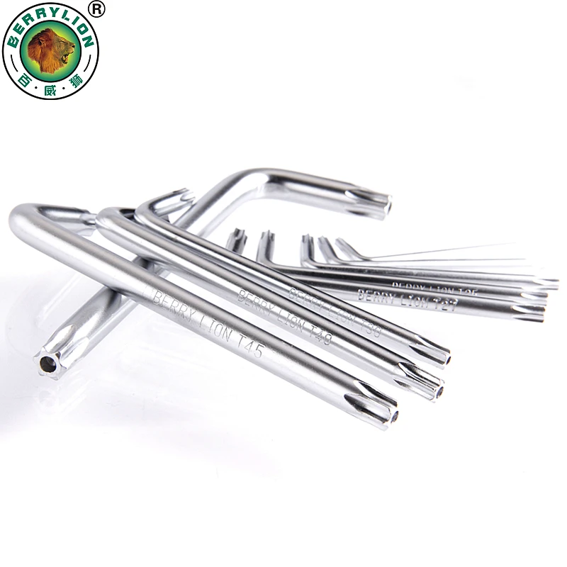 Набор шестигранных гаечных ключей BERRYLION 9 шт. отвертка l-образной формы