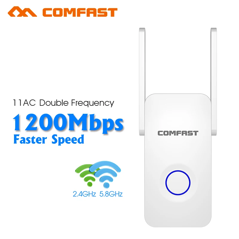 Comfast CF WR752AC 1200 Мбит/с WIFI ретранслятор маршрутизатор точка доступа двухдиапазонный