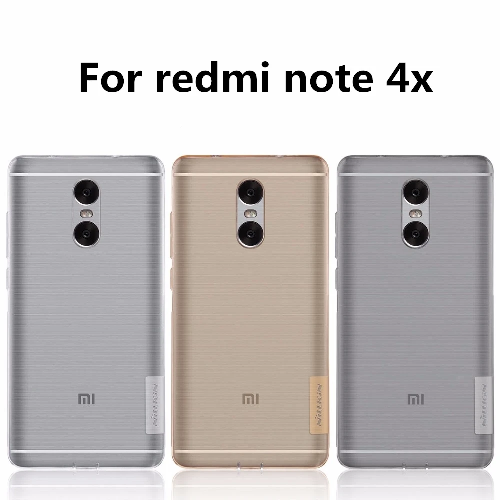 Чехол для телефона NILLKIN s Ультратонкий Мягкий ТПУ redmi note 4x прозрачный силиконовый