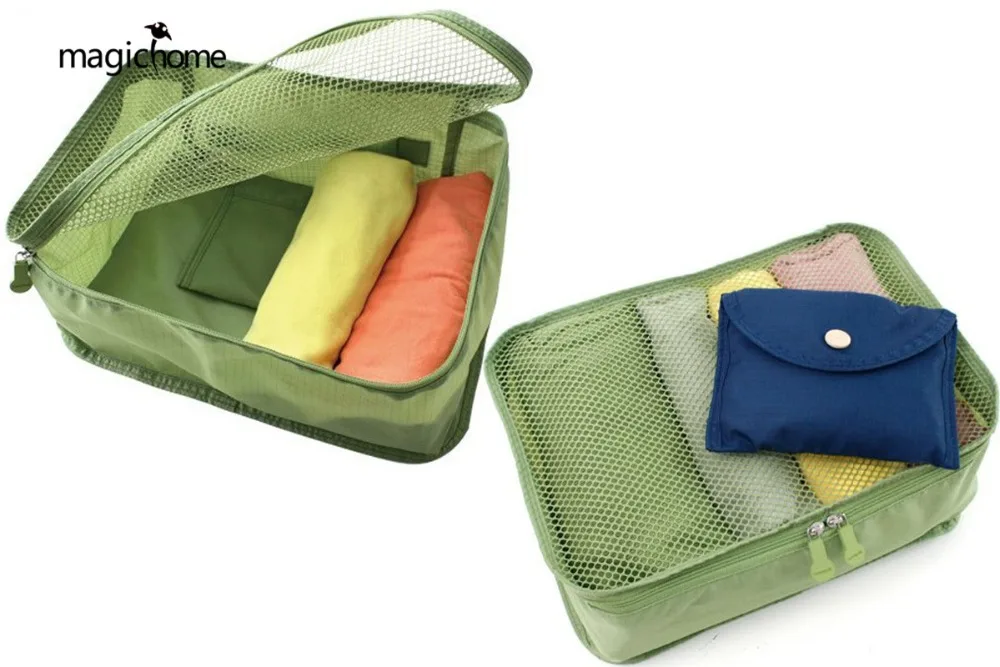 Комплект одежды для чемоданов 5 цветов тонкая Сетчатая Сумка органайзер