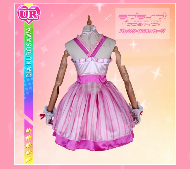 Размер на заказ lovelive Sunshine Azalea Galaxyk Kurosawa Dia Косплей Лолита платье Хэллоуин костюмы аниме одежда с крыльями cos