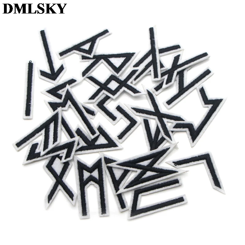 DMLSKY 24 шт./компл. искусственная железная нашивка на патчи с аппликацией мультяшный