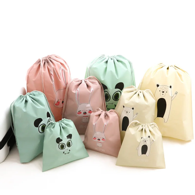 1 комплект милые подарочные мешки для конфет с принтом животных из мультфильма