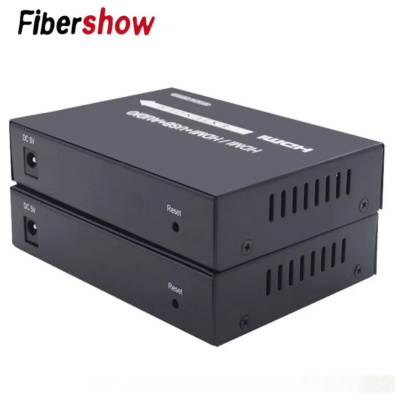 Конвертер HDMI-совместимый с оптоволоконным расширителем видео KVM(HDMI-совместимый +