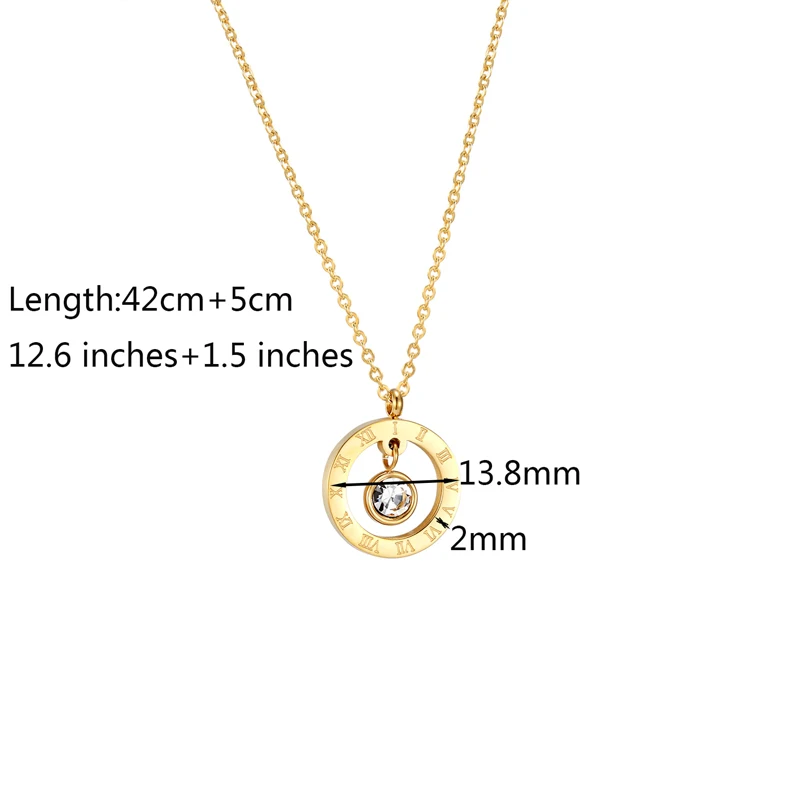 Новое поступление колье с римскими цифрами внутри подвесное хрустальное