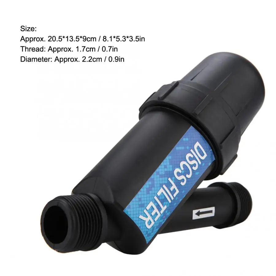 Новинка 1 &quotдисковый фильтр садовый опрыскиватель для экрана капельное орошение