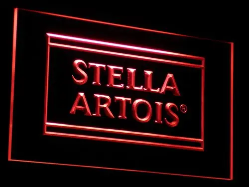 A103 Stella Artois пивной винтажный светодиодный неоновый светильник с выключателем