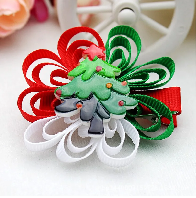 

Lovely Children Santa Claust Hair Clip Festival Hair Wear Headband Christmas Gift Xmas Hair Accessories