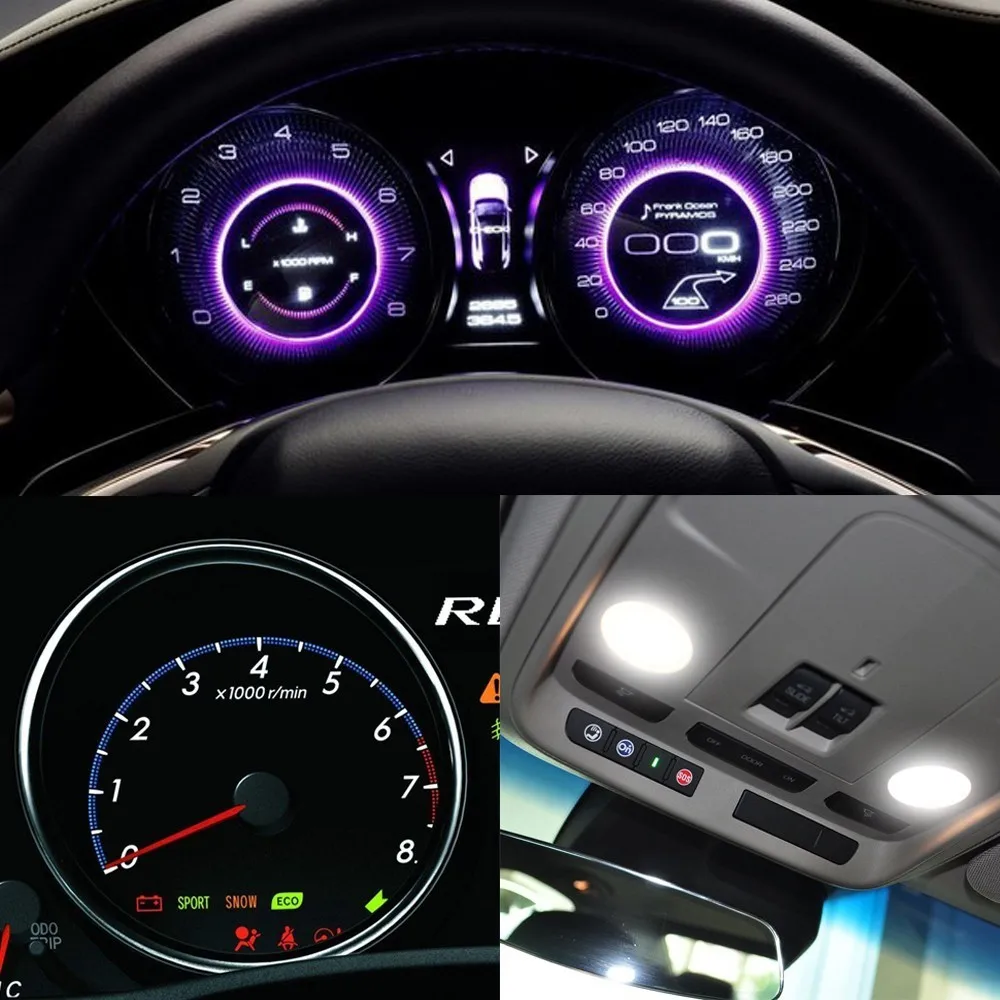 2 шт. стайлинга автомобилей авто светодиодный T10 194 W5W 9SMD 3030 светильник лампы