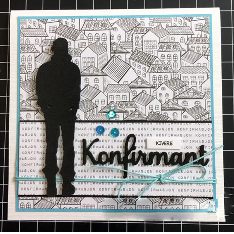 Подтвердите датские буквы металлические вырезанные штампы рельефное тиснение