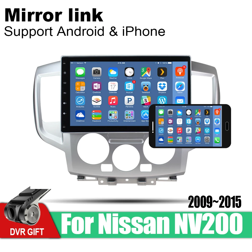 Автомобильный мультимедийный плеер ZaiXi Android GPS для Nissan NV200 2009 ~ 2015 автомобильная