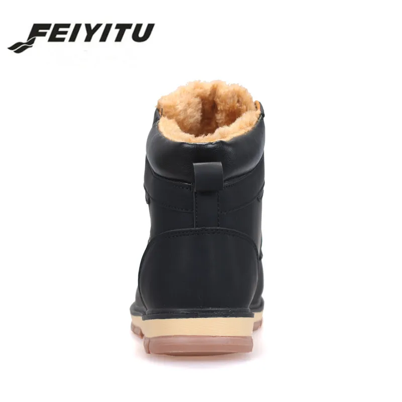 Feiyitu/Лидер продаж Новинка Теплые зимние ботинки для мужчин Высококачественная