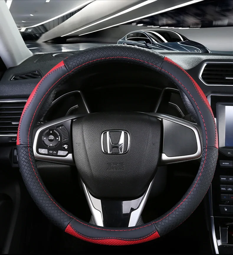 Верхний слой кожаный руль чехлы для Honda Passport Pilot MR-V Vezel HR-V WR-V Acty Freed Jade Mobilio Odyssey Stepwgn
