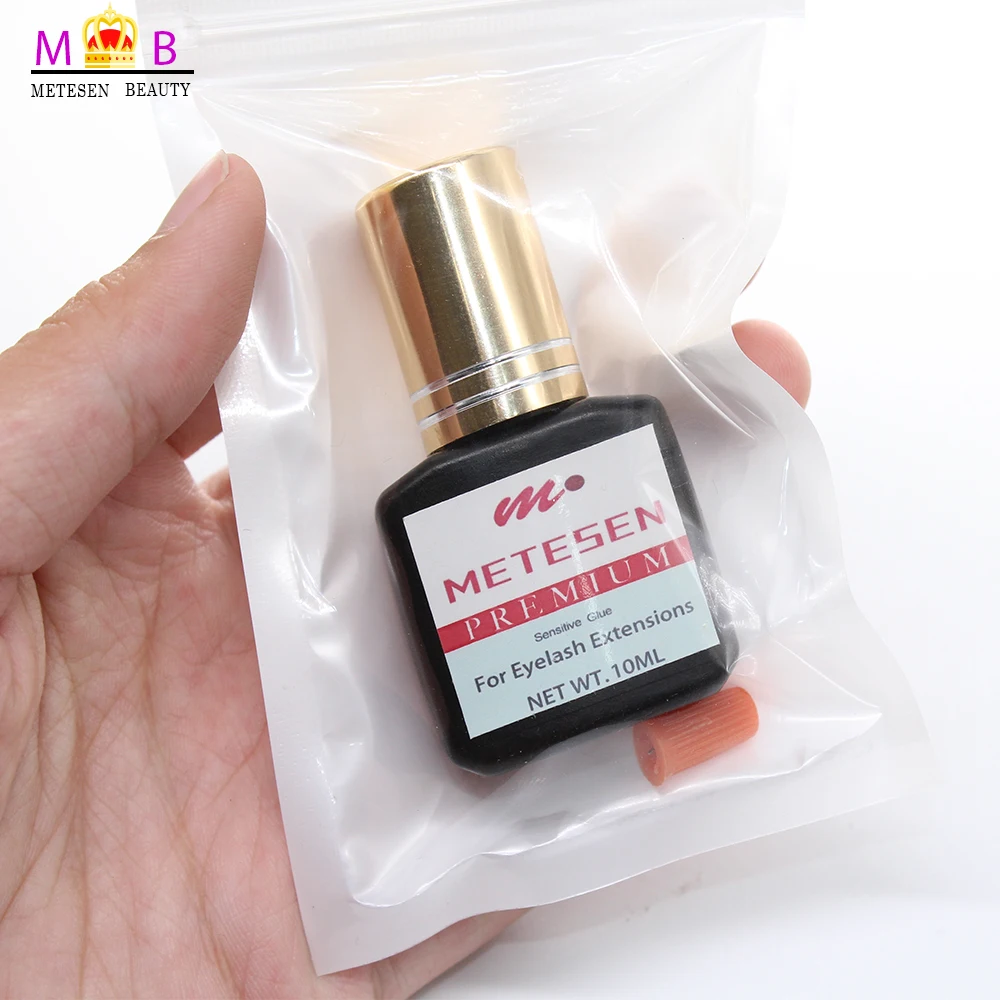 METESEN BEAUTY клей для наращивания ресниц профессиональный черный 1 2 s сухое время