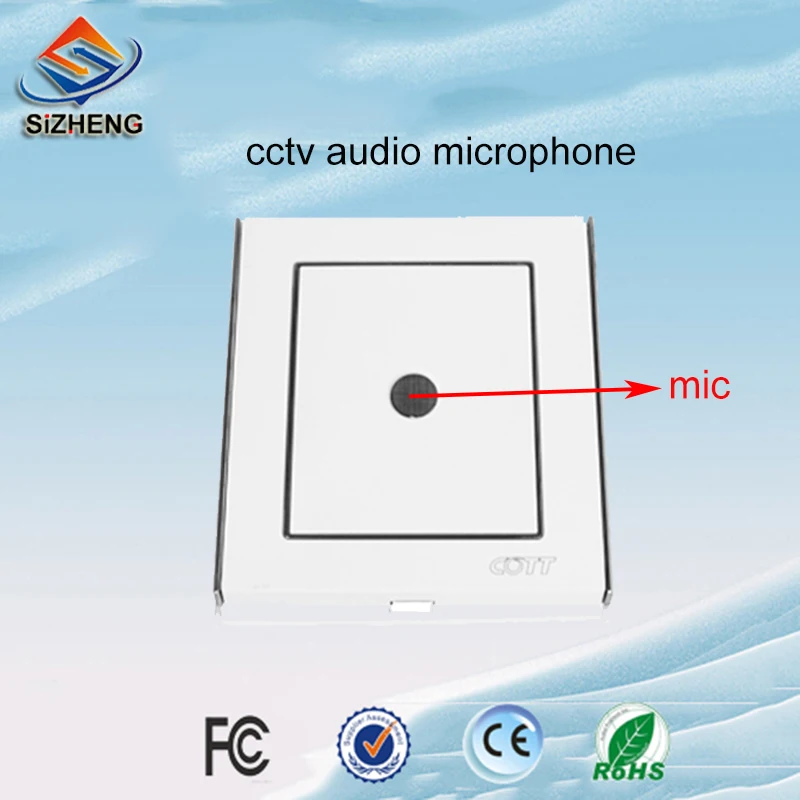 Sizheng cott c6 86 коробка системах видеонаблюдения CCTV Аудио Микрофон Звук подобрать