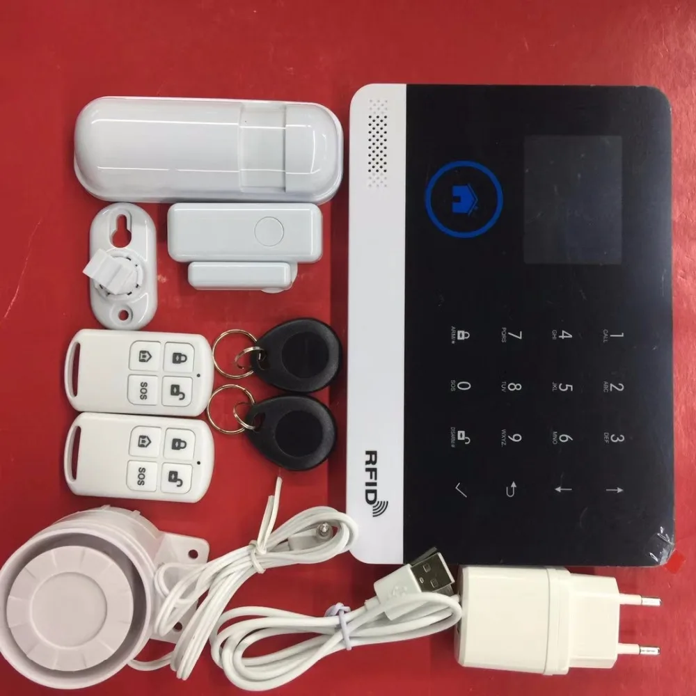 WIFI+GSM Dual Network Alarm Controller Rifd Open Door