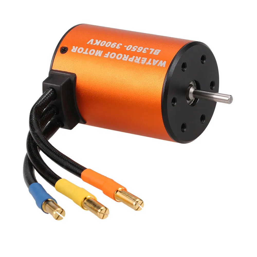 Водонепроницаемый мотор 3650 3900KV w/ 60A ESC Combo Набор для 1/10 RC автомобиля грузовика