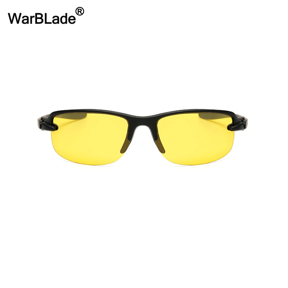 Мужские водительские солнцезащитные очки WarBLade желтые поляризационные ночного
