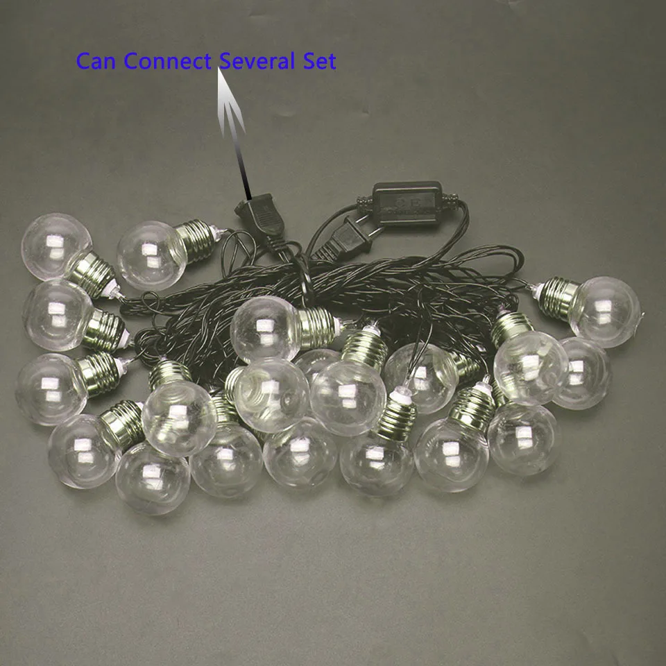 DCOO лампа ЕС США Plug отдыха освещения ясно мяч Ретро луковицы теплый белый