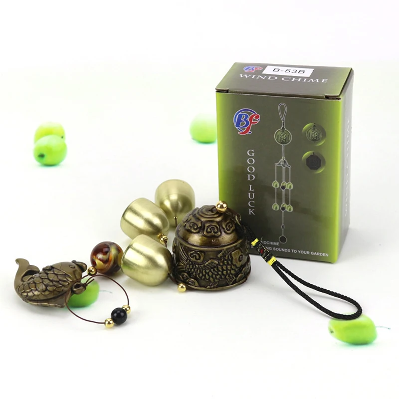 Металлические ветряные колокольчики антикварные медные Дворовые садовые