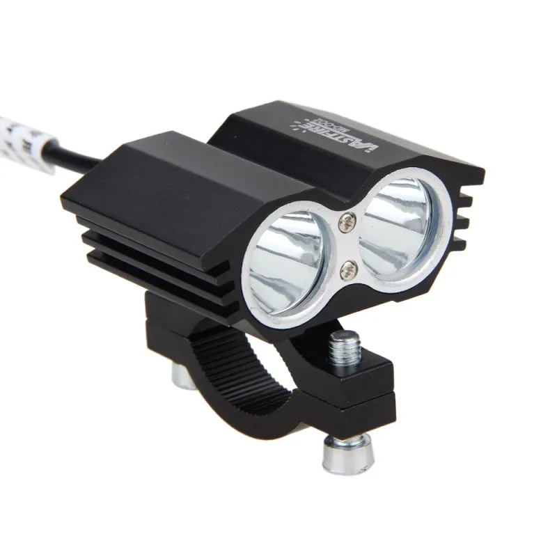 2 шт 12V 36V 30W 6500K 3000LM 2x XM L T6 светодиодный мотоциклетный головной светильник спот