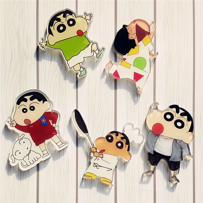 1 шт. хит продаж милая акриловая брошь из мультфильма &quotАмин&quot значки Crayon Shin chan