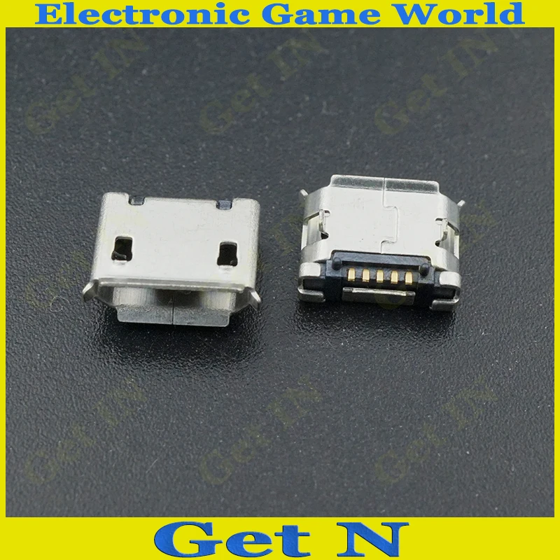 100 шт. разъем Micro USB для зарядки 5 9 мм|socket connector|socket usbsocket micro usb |