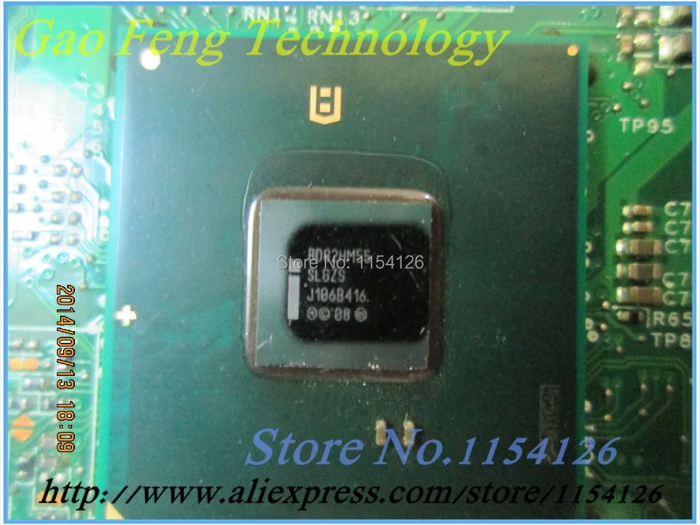 Материнская плата для ноутбука 48.4GV07.01M Lenovo B460 интегрированный HM55 DDR3