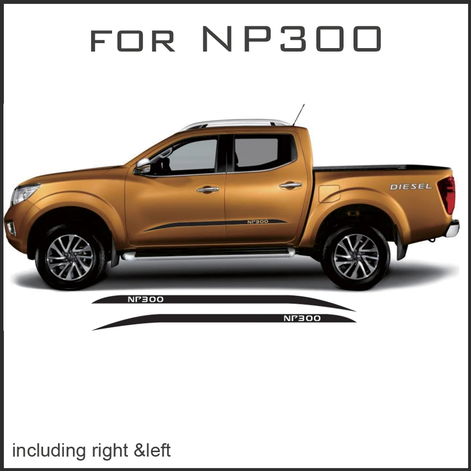 Автомобильные аксессуары 2 шт. боковые полосы графические виниловые