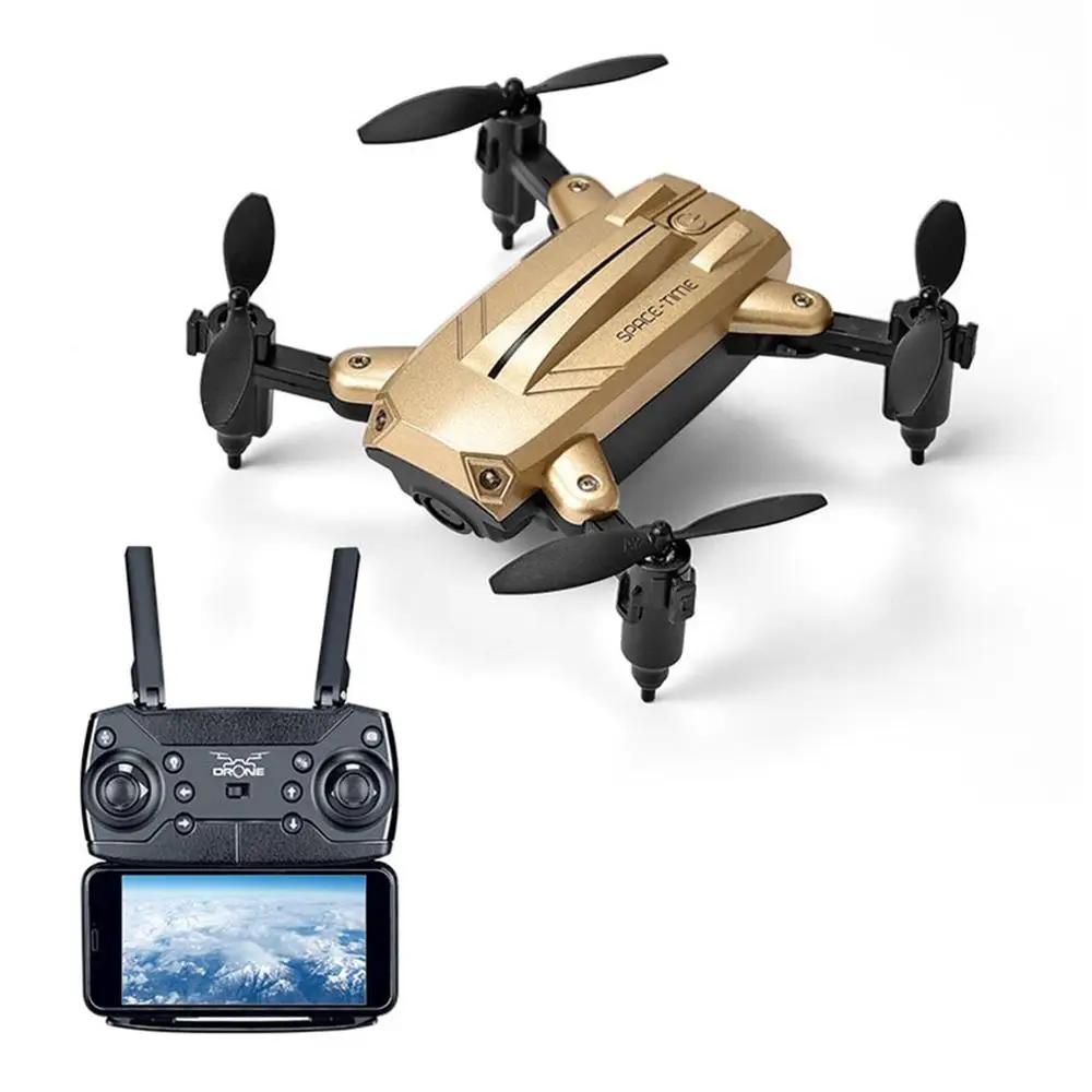 30w gold KY301 2,4 ГГц складной RC Квадрокоптер с 30 Вт камерой в режиме реального времени высота удерживает Безголовый режим 3D флип светодиодный контроль - Цвет: 30w gold