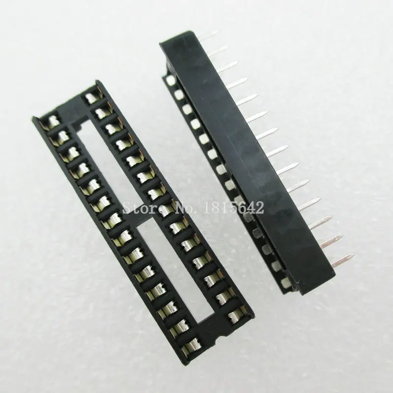 20 шт./лот 28 Pin DIP SIP IC розетки адаптер паяльный Тип узкая ic розетка | Электронные