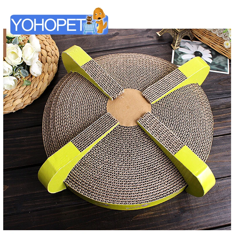 Новинка игрушка для кошек гофрированная доска Когтеточка игрушки когтеточки