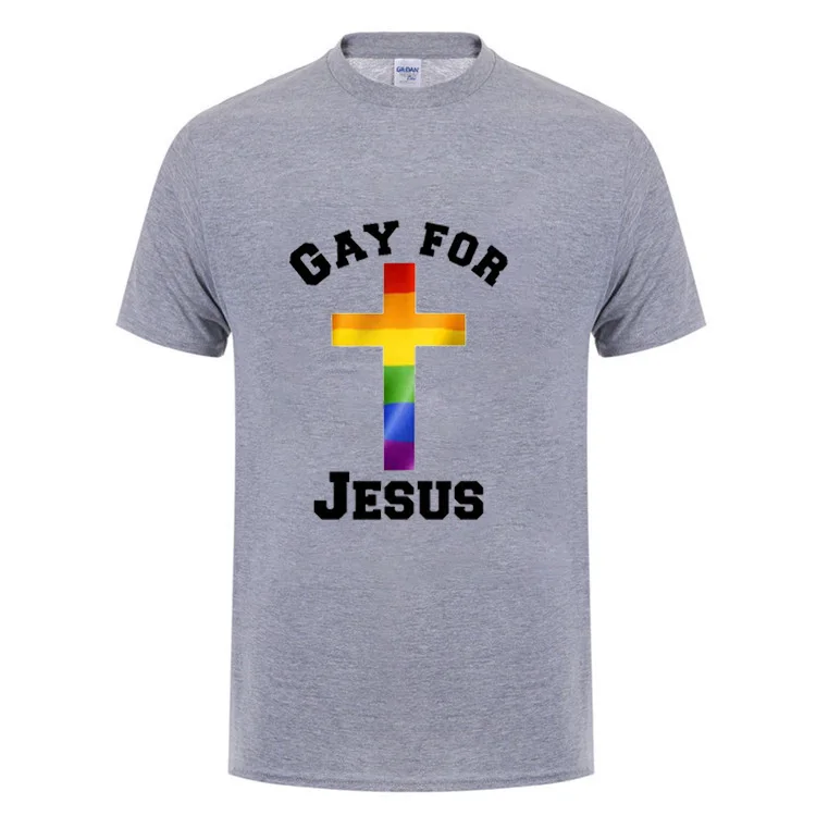 Футболка с надписью Gay for Jesus забавная футболка в стиле ретро religion Christ joke bible