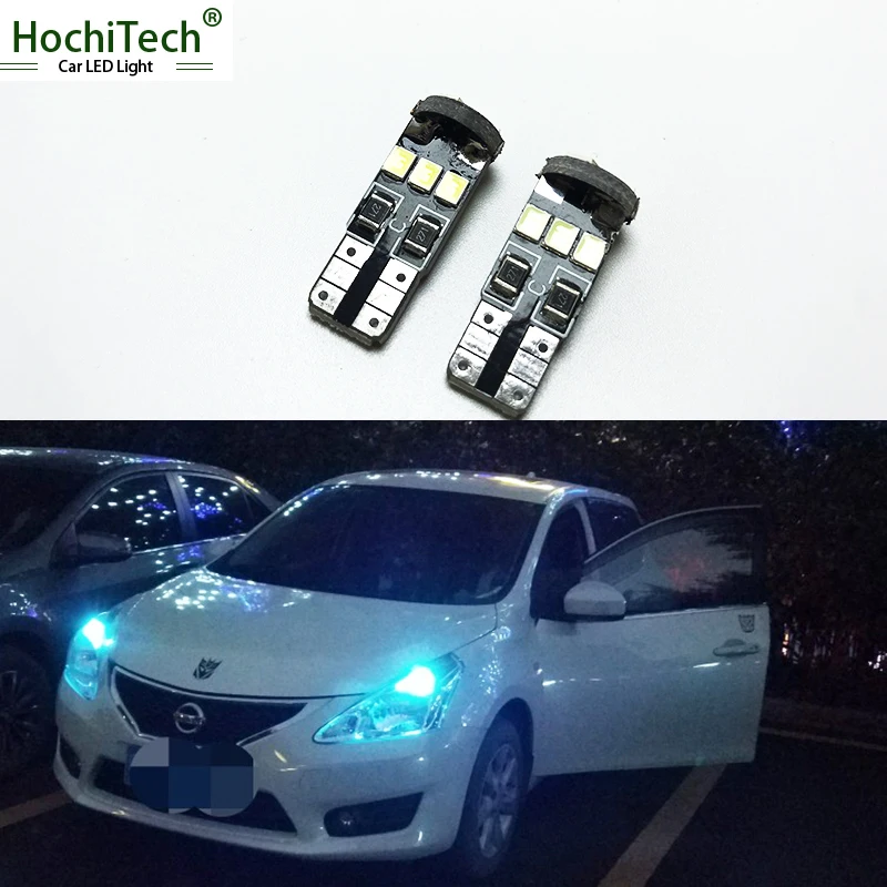 HochiTech T10 W5W светодиодный габаритный светильник лампа габаритного огня Canbus ОШИБОК для Opel Astra h j g Corsa Zafira Insignia Vectra b c d