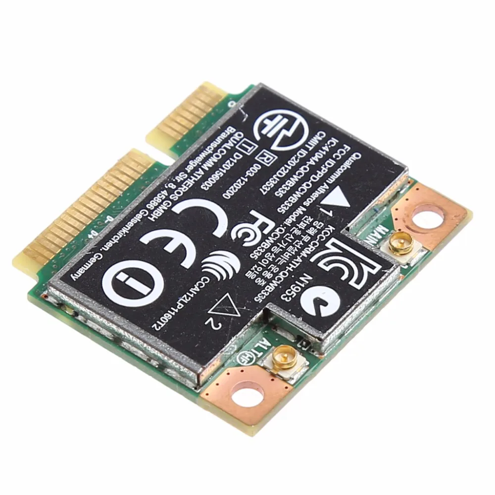 802.11b/G/N WiFi Bluetooth 4 0 Беспроводная половинная мини PCI E карта для HP Atheros QCWB335 AR9565 SPS 690019