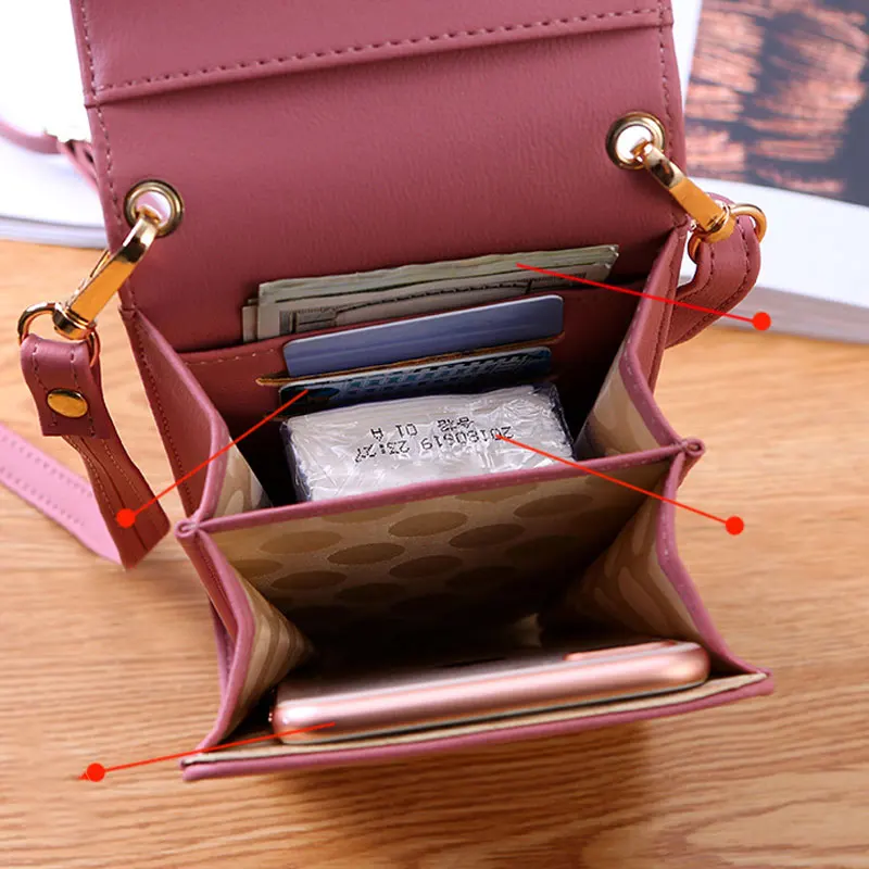 Женская сумка новинка 2019 Милая женская через плечо кошелек из искусственной кожи