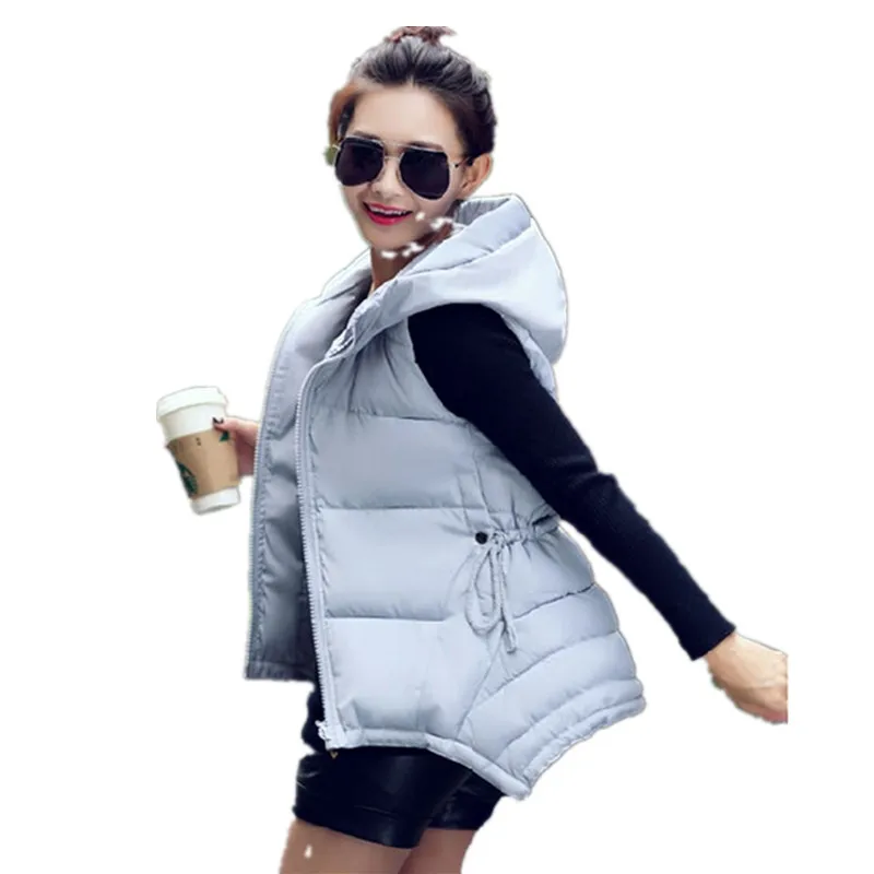Новинка, модный дизайн, Осень-зима, женский жилет, Colete Feminino, повседневный жилет без рукавов, DX090 50