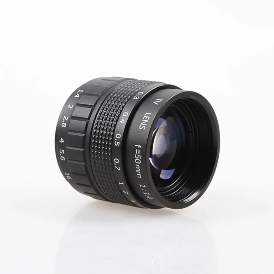 Адаптер для объектива видеонаблюдения Fujian переходное кольцо макросъемки Canon EOS M