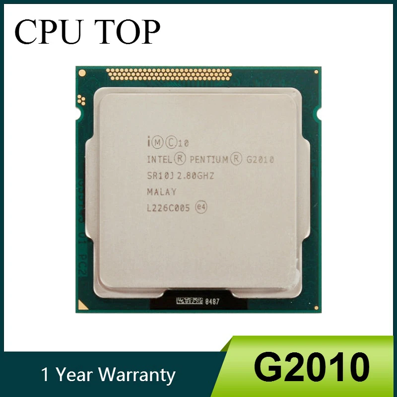 Процессор Intel pentium G2010 SR10J 2 80 ГГц 3 м двухъядерный разъем 1155 настольный процессор