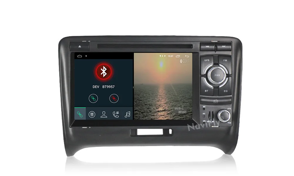 Новинка! 2din Android 9,1 2+ 32G Автомобильный dvd радио мультимедиа плеер gps навигации для Audi TT MK2 8J 2006 2007 2008 2009 2010 2011 2012
